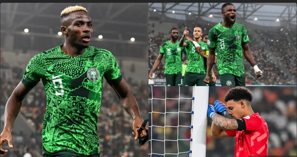 Nigeria get there in the end! Victor Osimhen sees winner dramatically cancelled out by VAR awarding South Africa a penalty before Kelechi Iheanacho keeps his cool to send Super Eagles to AFCON final on spot kicks